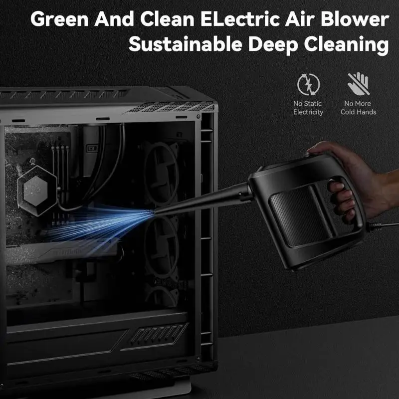 R53C Handheld Blower Air Duster ​​33000RPM for Computer Keyboard Automotive Detailing