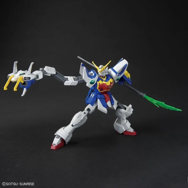 Bandai oryginalna Gundam Anime rysunek XXXG-01S SHENLONG HG 1/144 zabawki figurki akcji dla chłopców prezent dla dzieci Model kolekcjonerski ozdoby