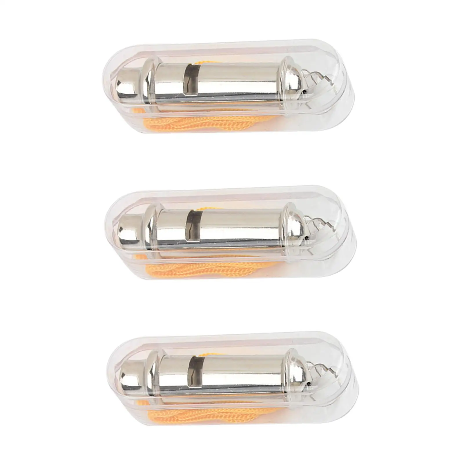 3Pcs Loud Whistle Keychain Whistle for Hiking Outdoor Teacher
