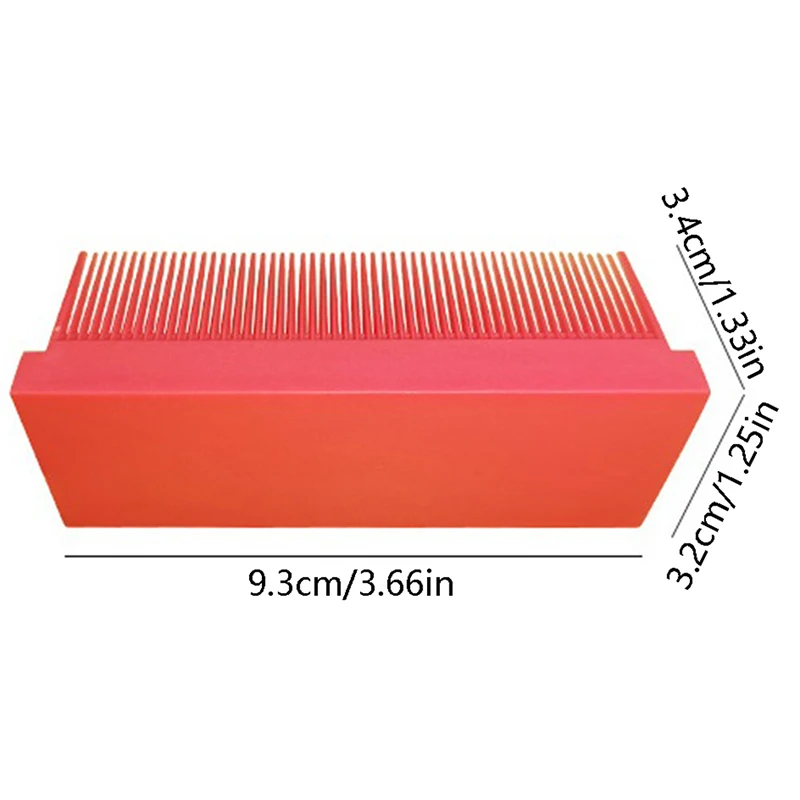 Carbon Fiber V Type Hair Straightener Comb Hairdressing Brush Barber Styling Clip Tool for Electric Splint