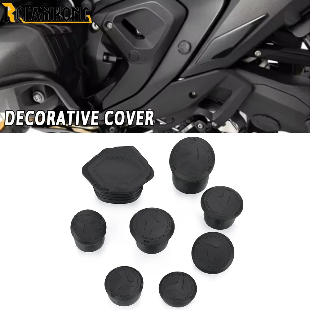 

For BMW R 1300 GS R1300GS 2023- R1300GS ADV Adventure 2024- Motorcycle Frame Hole Caps Cover Plug Frame caps GS1300R R1300GSA