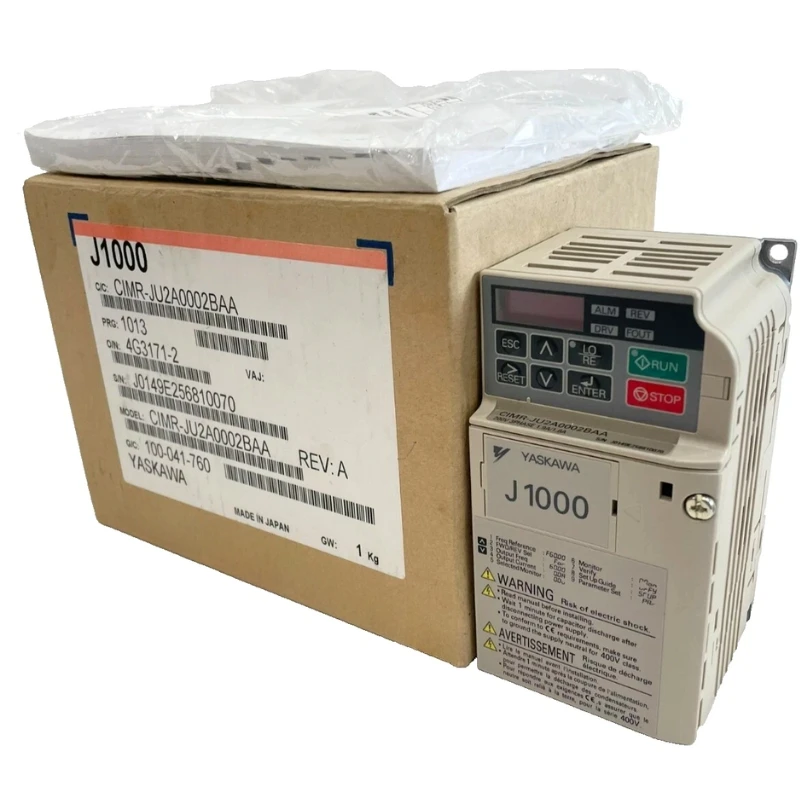 New In Box Yaskawa CIMR-JU2A0002BAA Inverter 1 Year Warranty