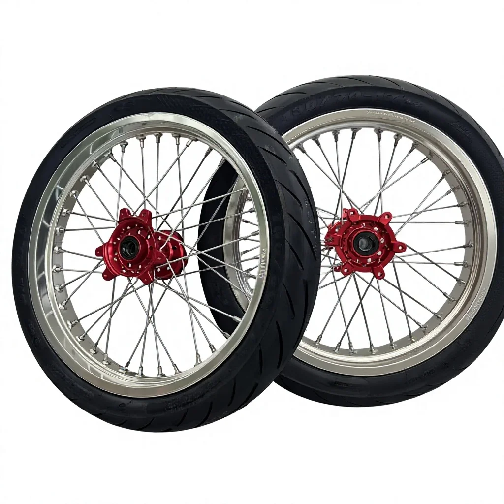 17inch Wheel Set Supermoto Ultra Bee Front Wheel Rear Wheel Kit Sur-ron Super Bike Motorcycle Wheels