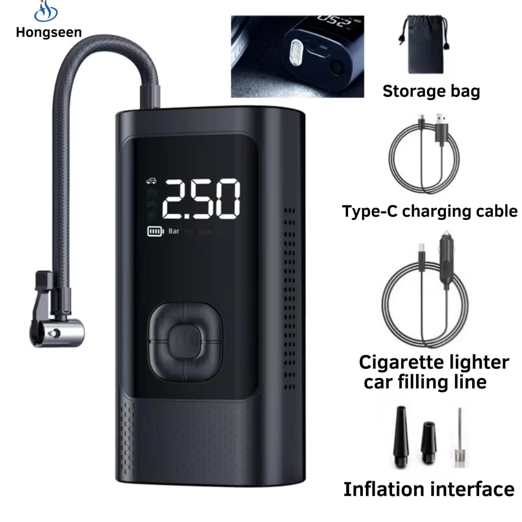 150psi Portable Balloon Pump Car Air Compressor Tire Inflator Pump Electric Ball Tyre Pump - view 6