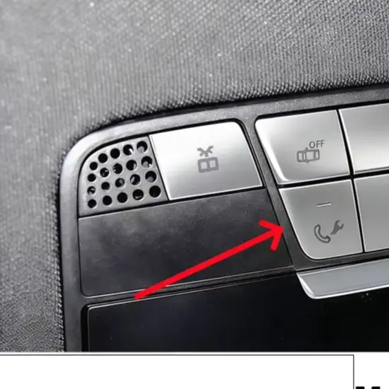 Car Ceiling Switch Roof Button Patch Car Interior Upgrade Easy Installation Car Accessory Console Non-OEM Part