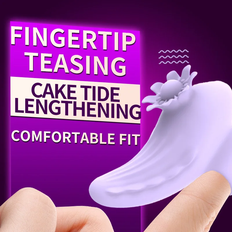 Fingertip Teasing Vibrating Egg para Mulheres, Massagem Silicone, Brinquedo Adulto do Sexo, Masturbação, Casal Flirt, Estimuladores do Clitóris, Novo