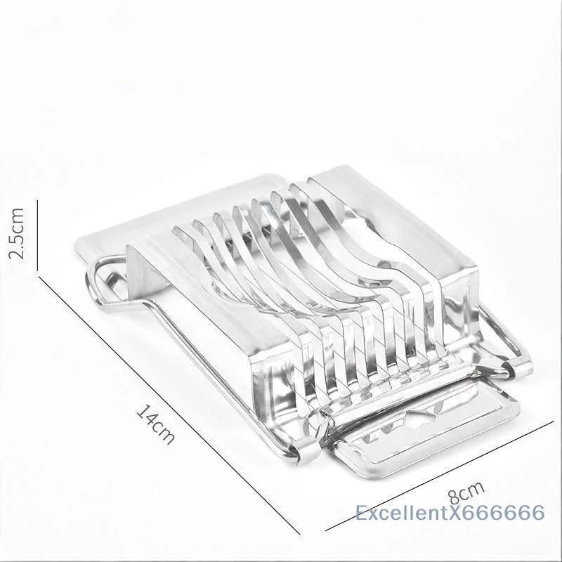 Cortador de Huevos Multifuncional Manual para Rebanar Igualmente 1 Huevo a la Vez con Jamón, Queso, Fruta, Accesorio de Cocina