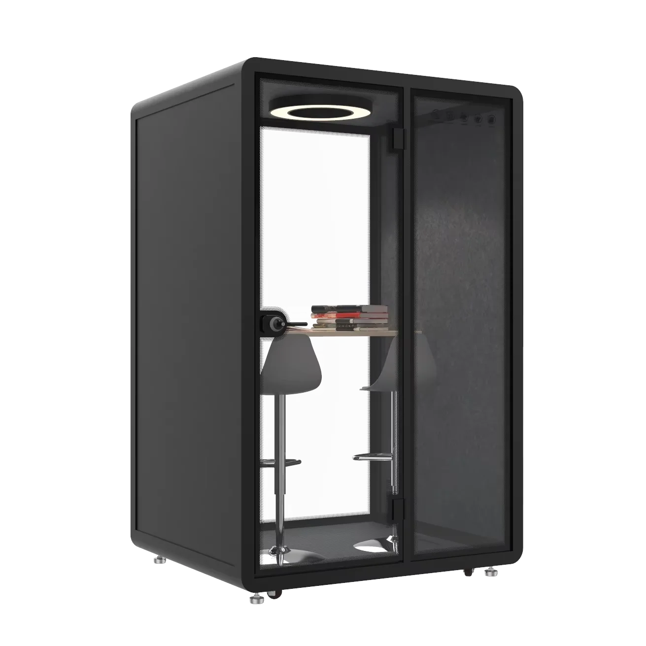Low Noise Modern Privacy Home Office Meeting Pod Sound Proof Booth Movable Aluminum Office Telephone Pod