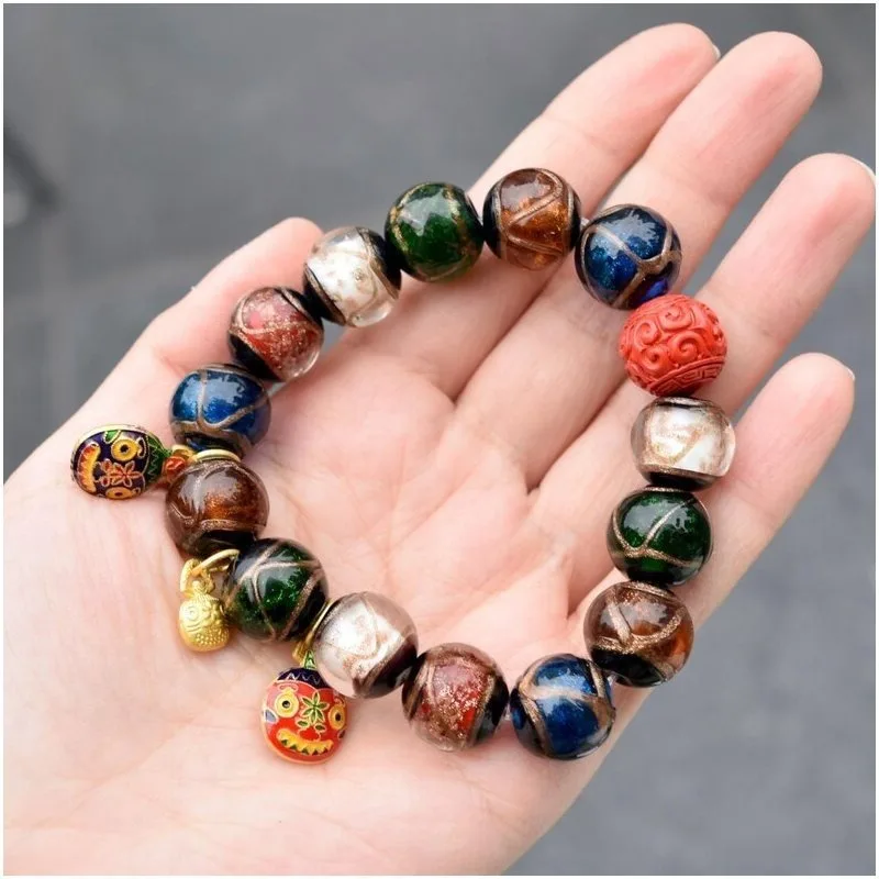 New Buddha bead bracelet hand-woven, adjustable unisex bracelet