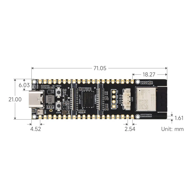SKU-32021 Waveshare ESP32-P4-WIFI6 High-Performance Development Board, Based On ESP32-P4 and ESP32-C6, Supports Wi-Fi 6 And Blue