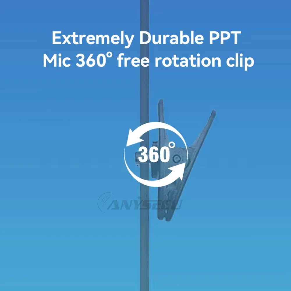 2 Pin G-shape Ear Hook Headset Earpiece PTT Adjust Volume for For Baofeng TYT Quansheng Anysecu UV-K5 Walkie Talkie with Mic
