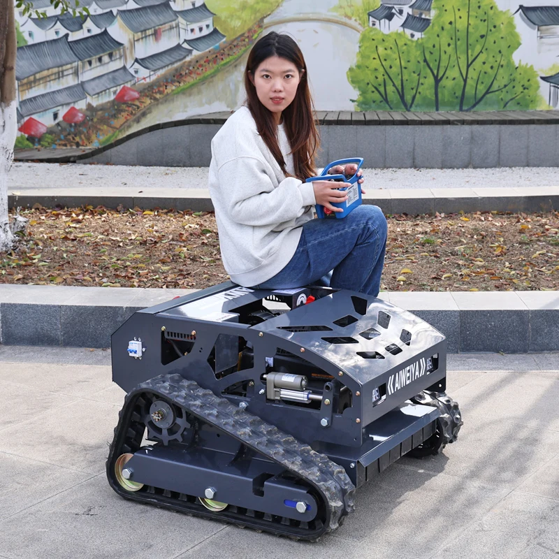 Customized 2025 Innovative Remote-Controlled Crawler Lawn Mower – Factory Direct Autonomous Simple Operation