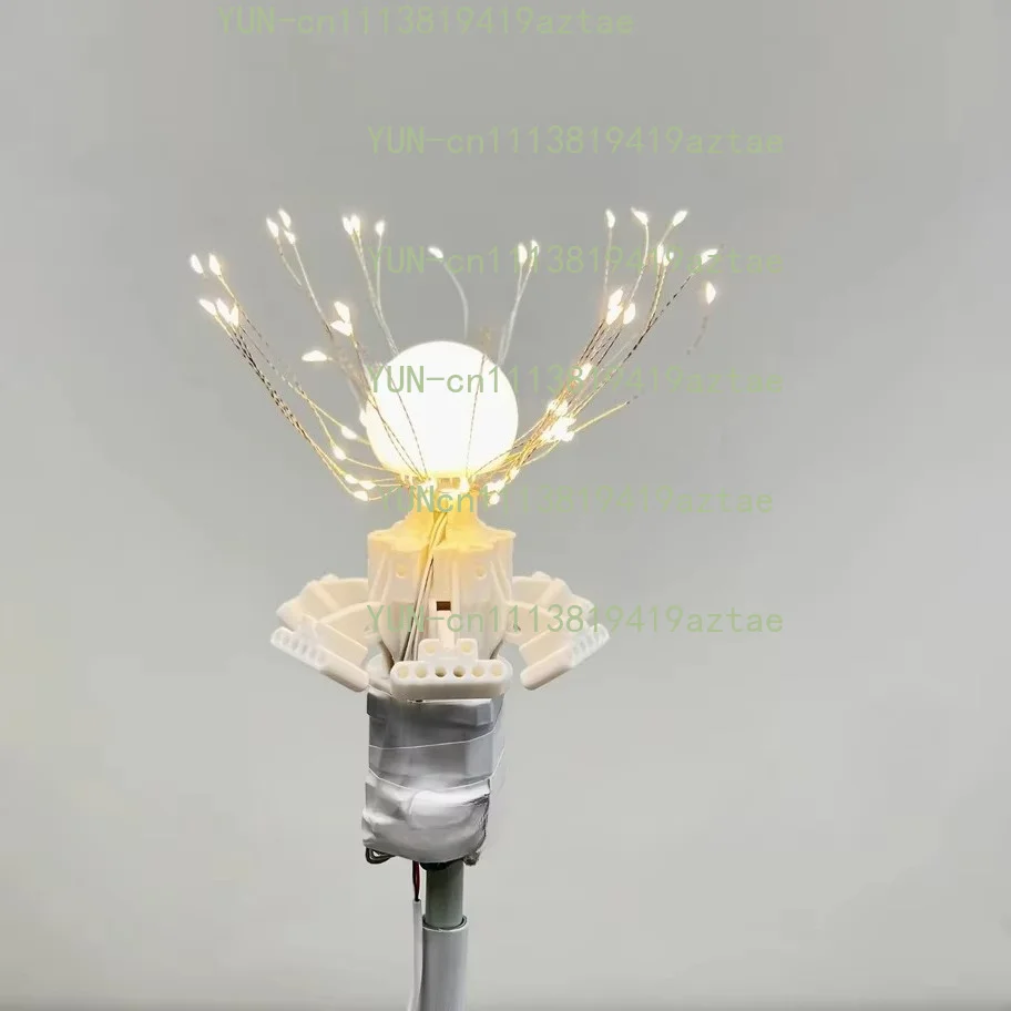 Adjustable Speed Large Mechanical Flower Motor With Star Lights Automatic Open Closing Motor  for Wedding Party Decor DIY