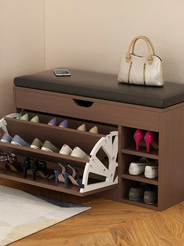 Shoe Cabinets Storage Entrance Stool  Hall   Bench White Living Room Schoenenkast Home Furniture