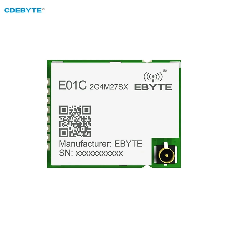 Si24R1 Ci24R1 RF Module 2.4GHz CDEBYTE E01C-2G4M27SX 500Mw 27dBm IPEX Antenna 4km Small Size SPI SMD High Power Module