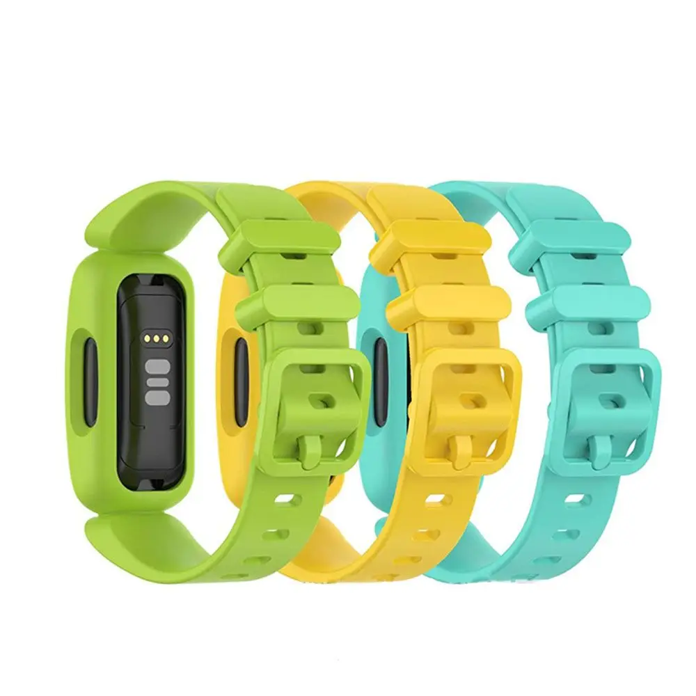 Wrist Strap Silicone Bracelet For Fitbit Ace 3/inspire 2 Smart Watch Band Bracelet Replacement Kids Wristband Watchbands view 3