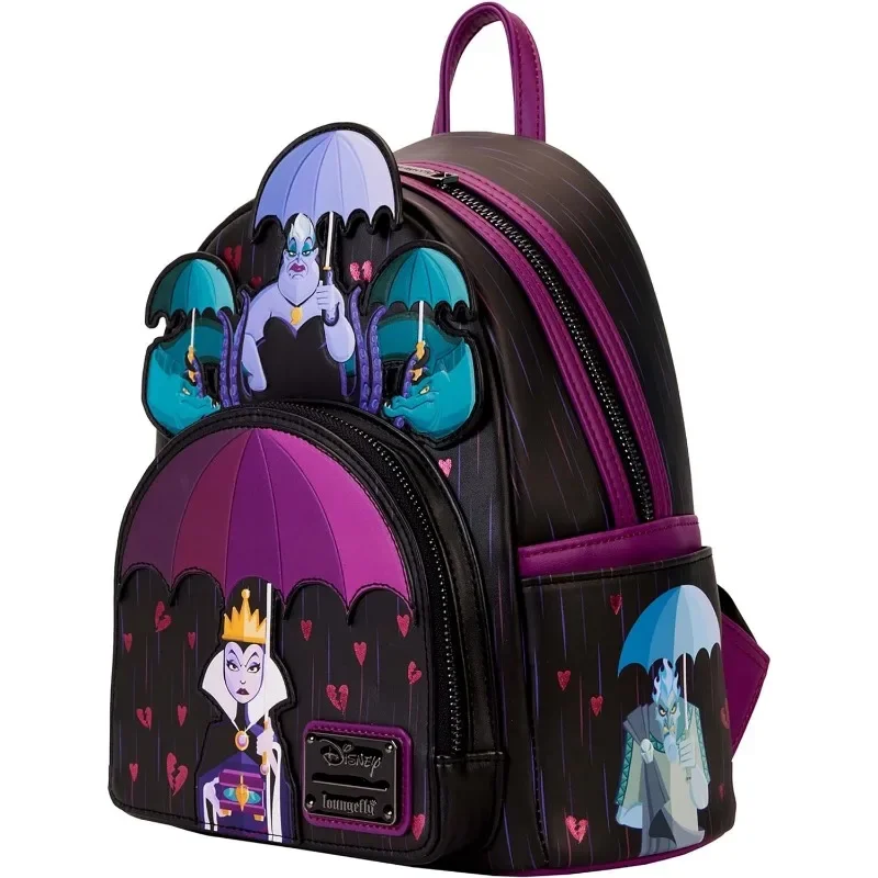 Loungefly Villains Curse Your Hearts Double Strap Shoulder Bag Mini Backpack