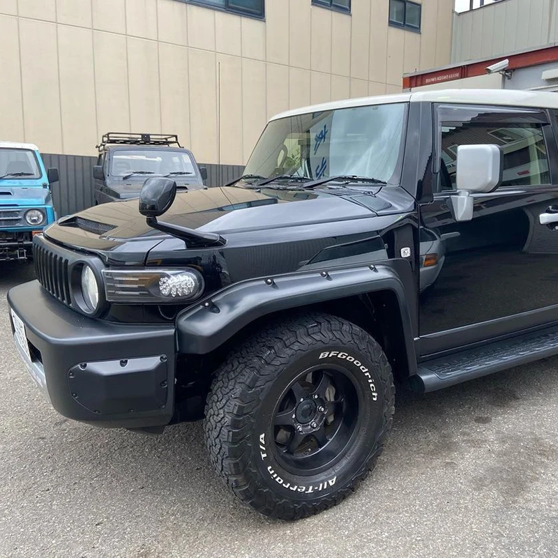 TS-FJ-302 الأصلي سيارة منحرف الشمس قناع الملحقات الخارجية السيارات منحرف المطر الحرس حاجز الرياح ل FJ كروزر #5