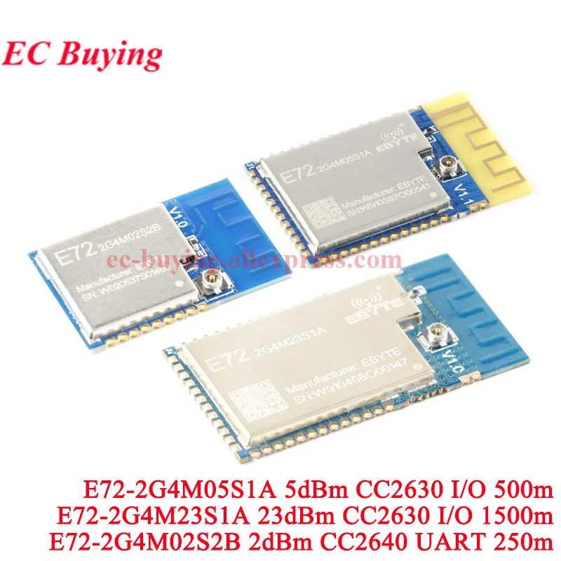 E72 E72-2G4M02S2B E72-2G4M23S1A E72-2G4M05S1A 2.4GHz 2dBm IO Port Zigbee Wifi BLE Wireless Module SoC Receiver CC2640 CC2630