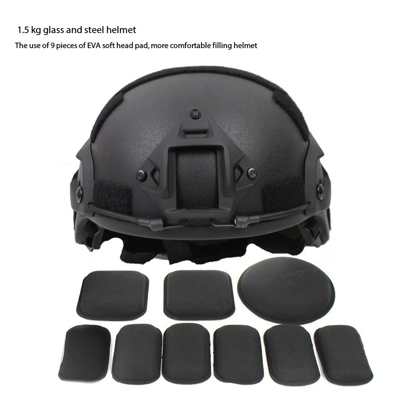 

Anti-riot Impact Wendy Tactical Helmet - High-quality fiberglass - Protective device - MICH2000 FAST