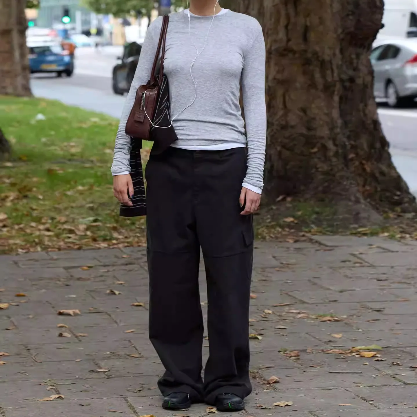 Pantaloni lunghi larghi da lavoro casual con vita regolabile Pantaloni stagionali autunnali da donna classici bassi personalizzati Dstring