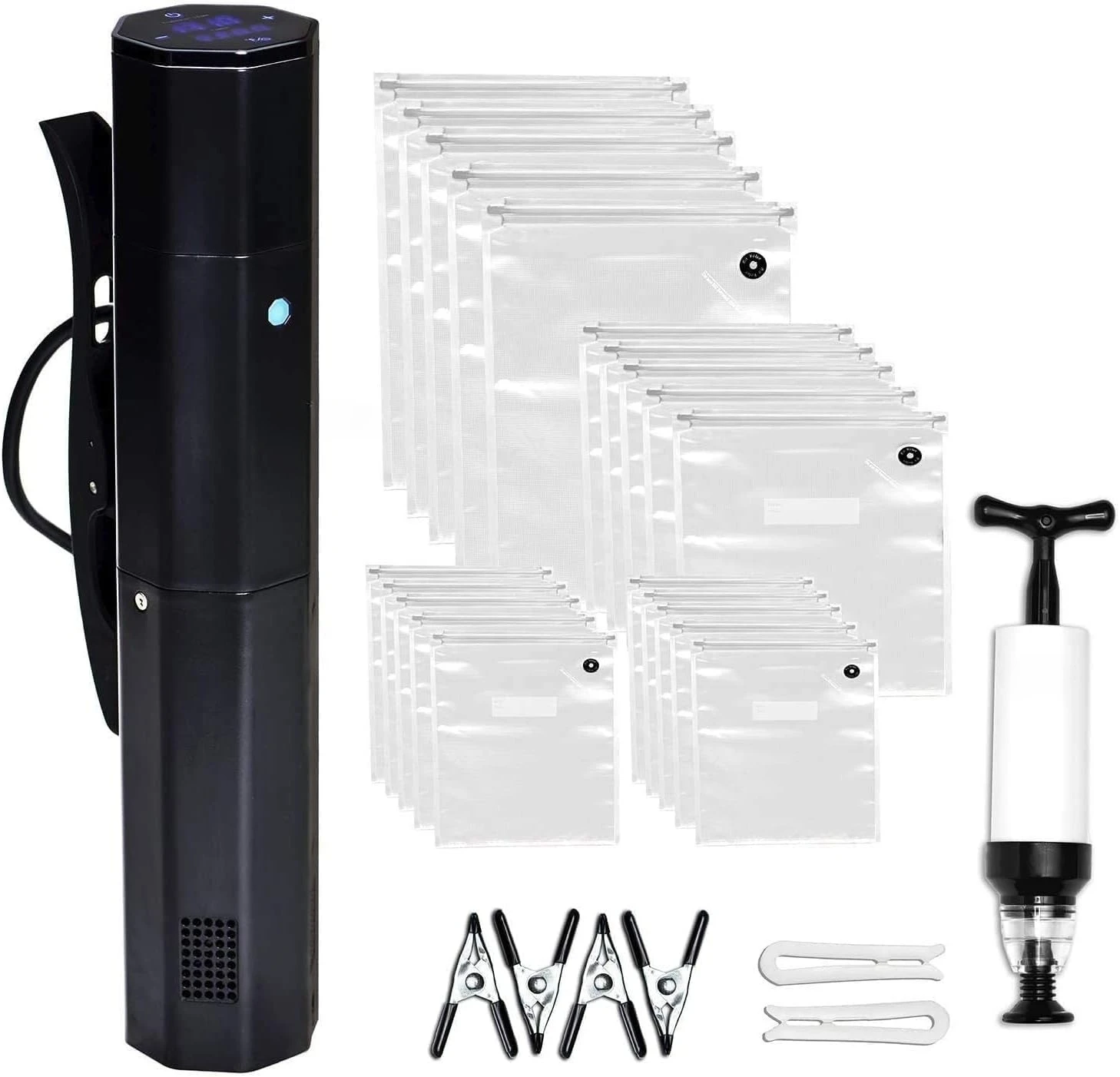 Yedi Infinity 1000W Sous Vide Cooker with Octcision Precision Technology, Luxury Accessory Kit, Free Recipe Book Included
