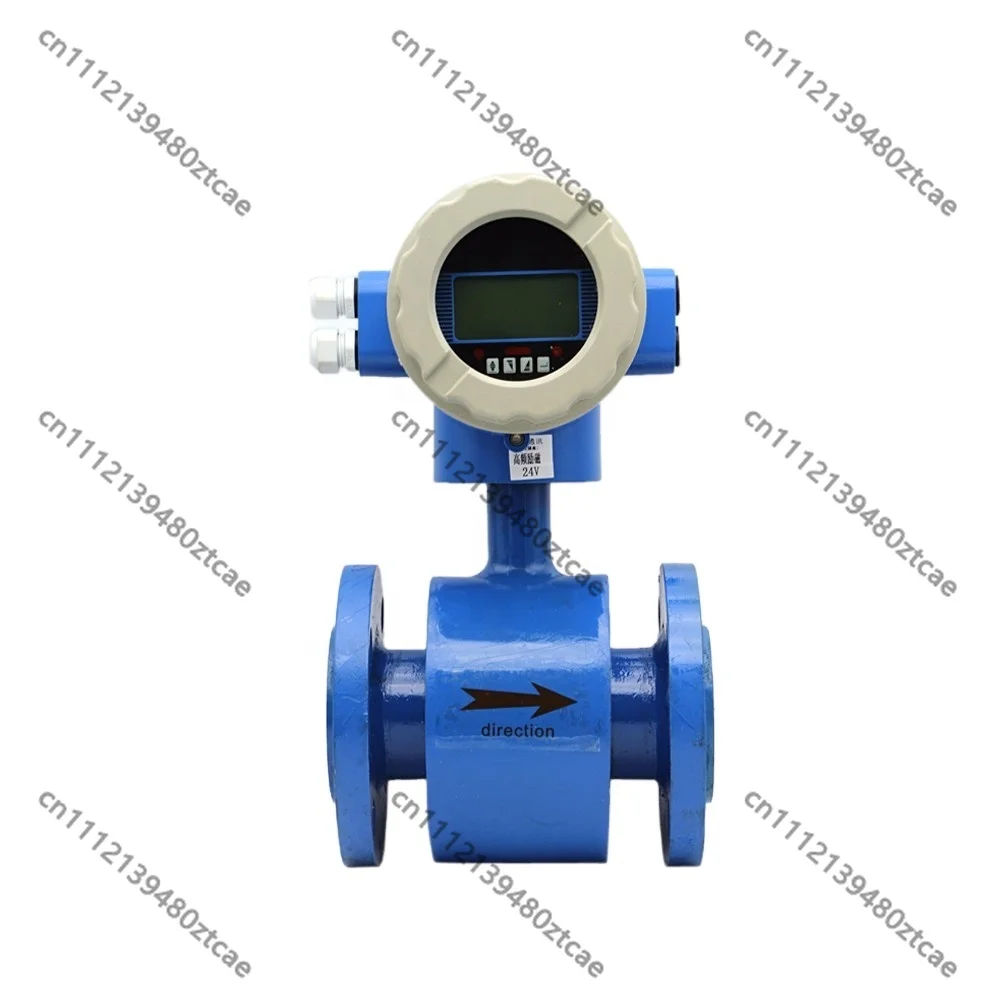 ISO9001 Certified Industrial Integrated Electromagnetic Flowmeter, 4-20mA RS485 Modbus Output, GMF100 Magnetic Flow Mete