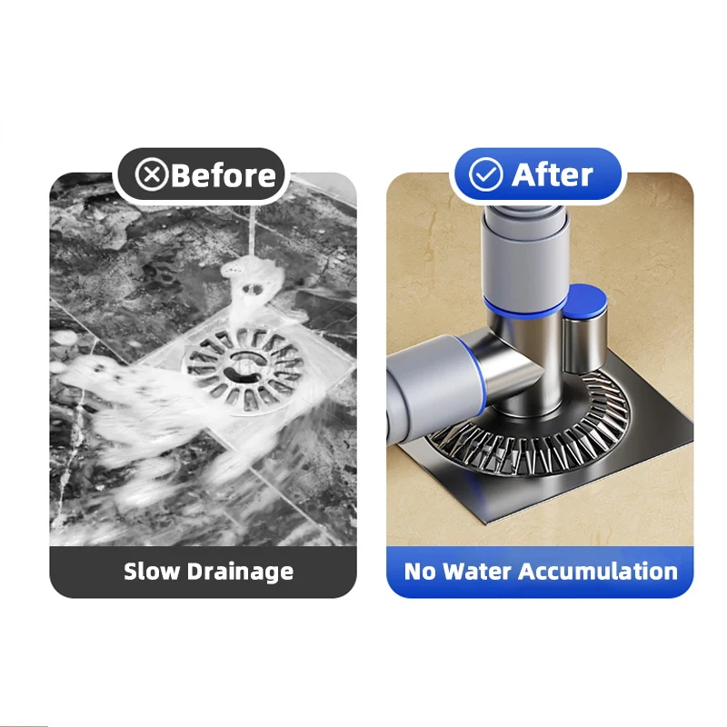 Washing Machine Drain Connector Three-Way Drain Pipe Robot Vacuum Cleaner And Sewer System For Simultaneous Drainage