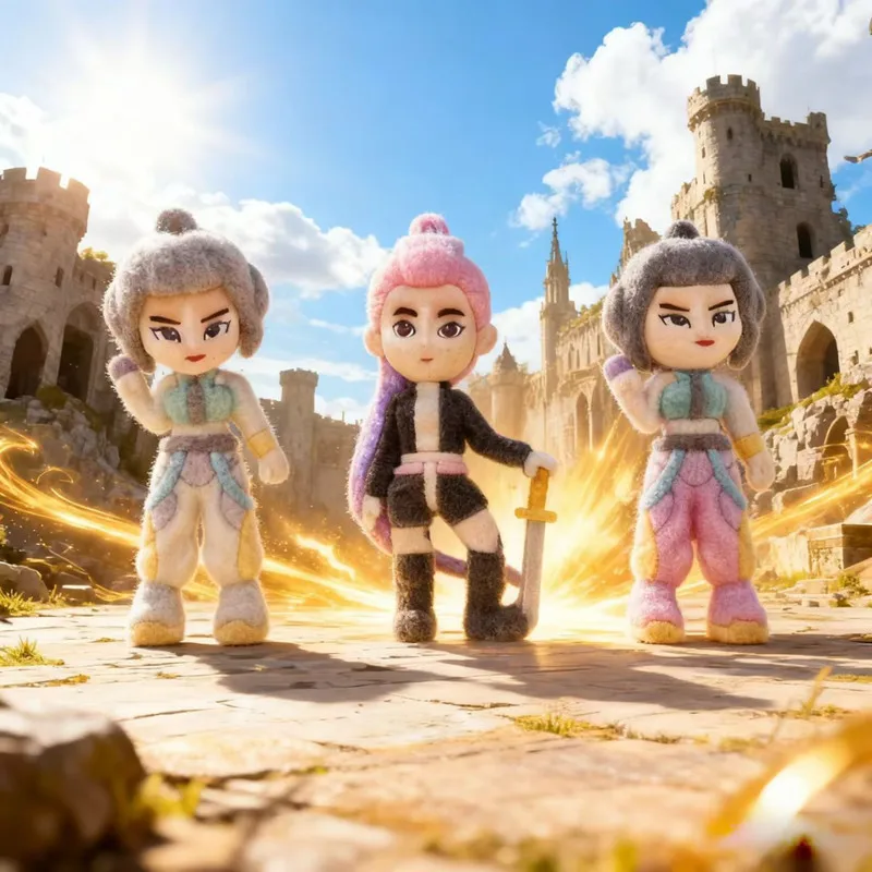 K-POP Cartoon Creative Star Girl Group bambola di peluche piccolo regalo compleanno regalo di Natale bambola carina popolare