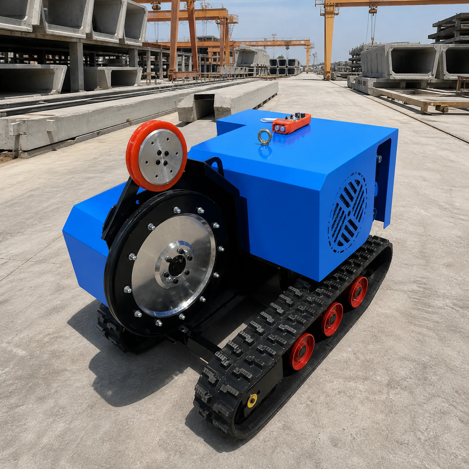 Standard 22kW Diamond Wire Saw Machine Track-Mounted For General Concrete Demolition