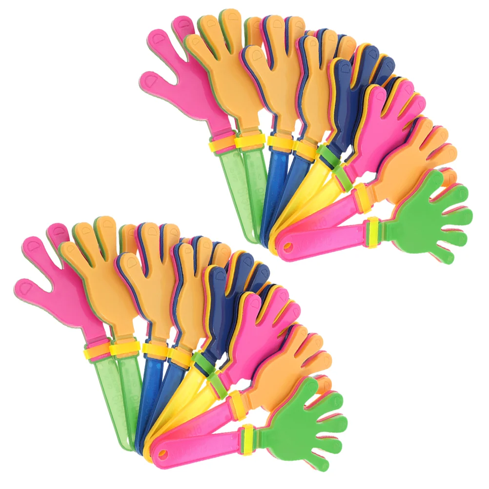 Fidget Clapper Toy Toddler Toys Colored Hand Clappers No Noise Plastic for Kids
