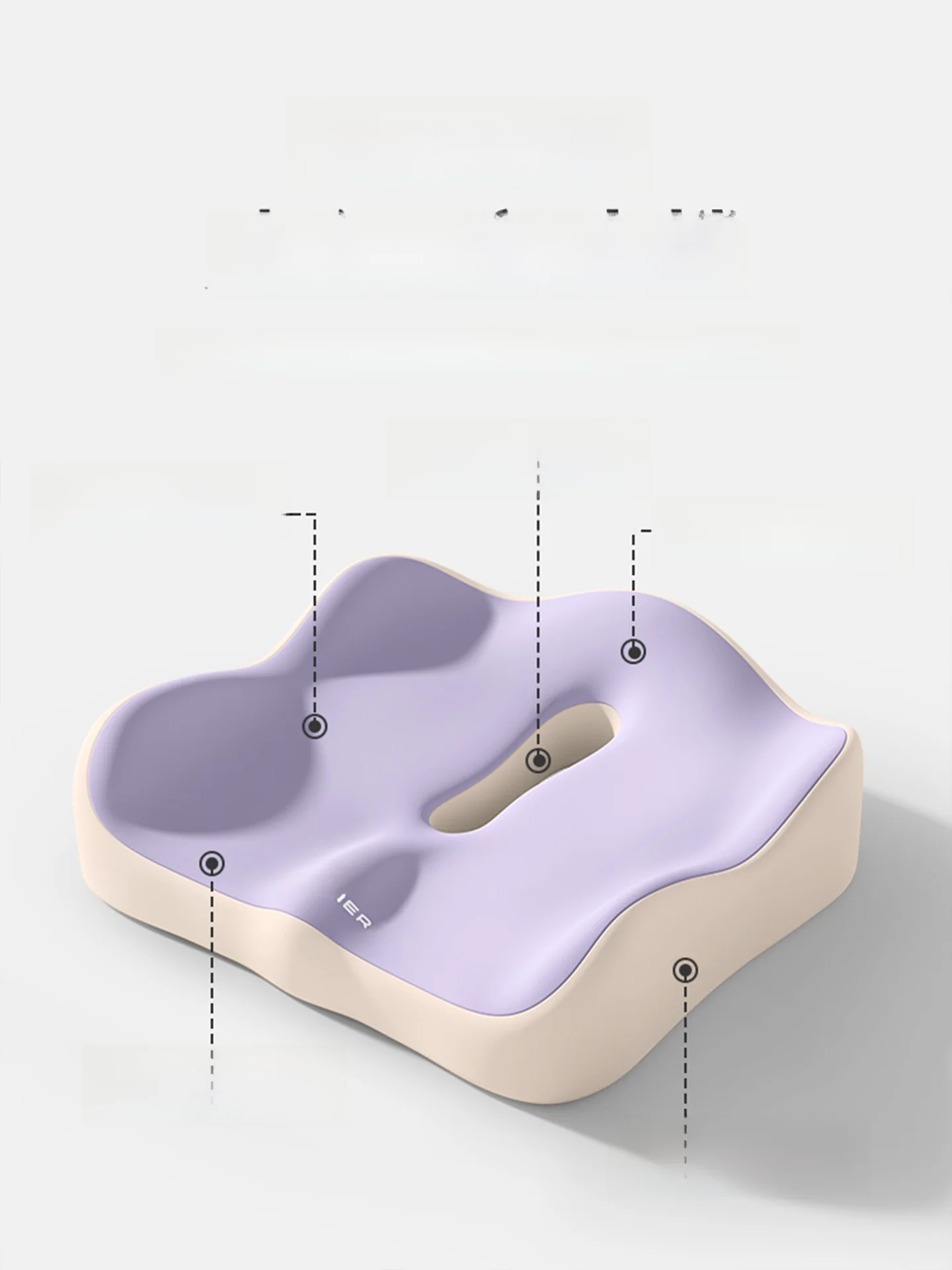 Zhimengren  Cushion Anti-Slip Design Memory Foam Office Chair Pad Home Use Classroom  Pads Children Heightening Butto...