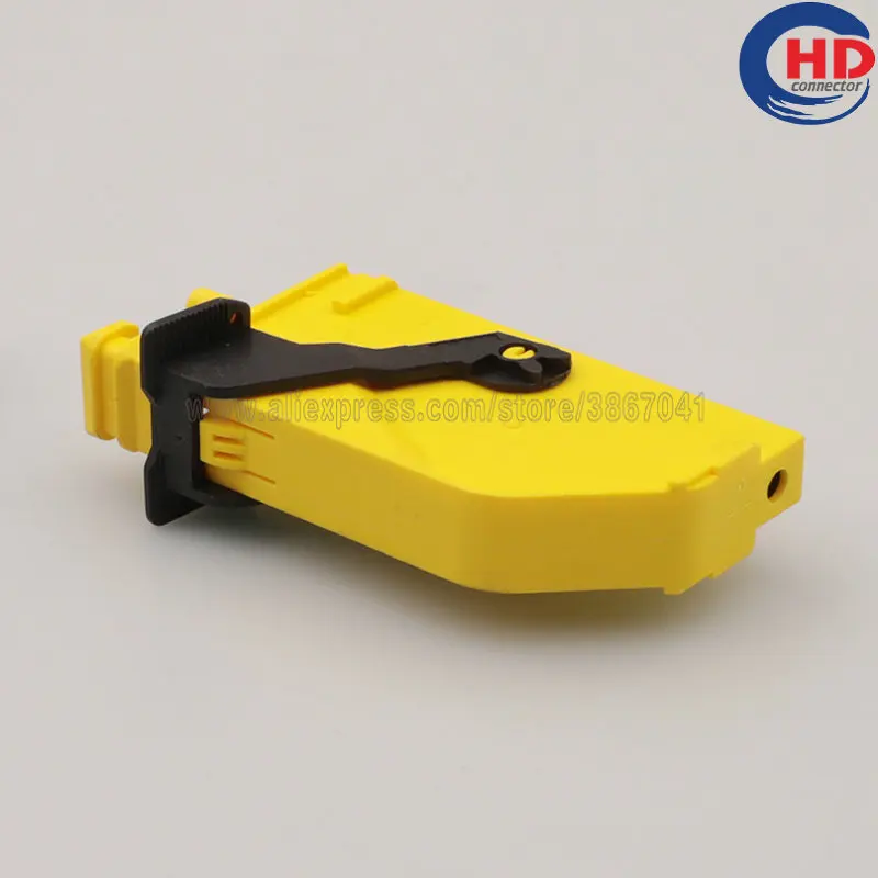 Auto 43pin yellow female plug wire cable harness connector HD431-0.6-4.8-21