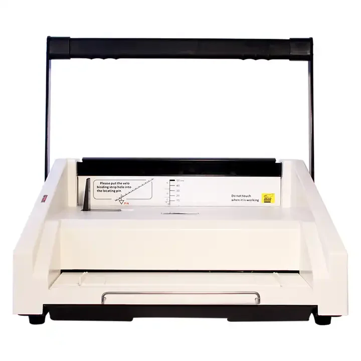 

Desktop A4 Electric Binder Strip 20 Sheets Manual Plastic Velo Binding Machine