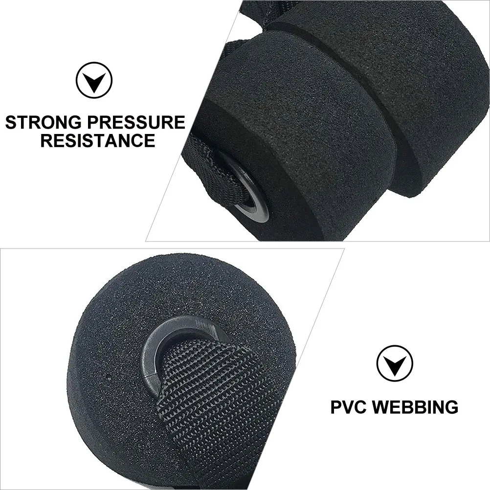 

3pcs Door Anchor Attachment For Resistance Bands Heavy Duty Pvc Webbing Scratch Proof Strong Pressure Resistant Exercise Band