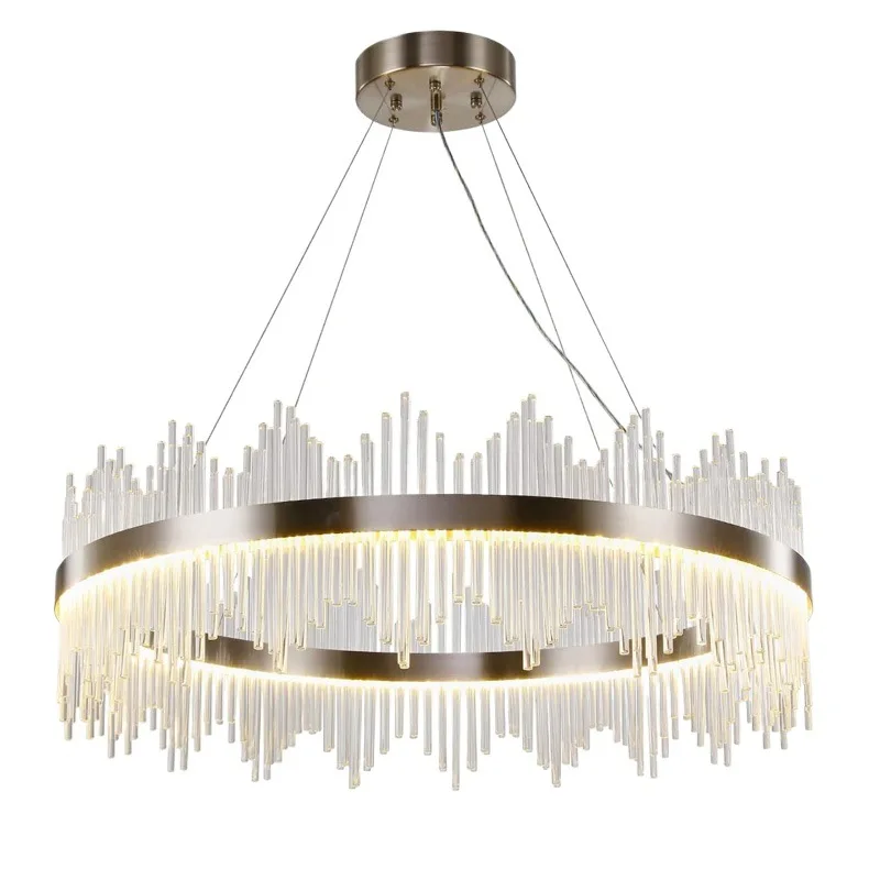 

Light luxury spot living room chandelier, crystal master bedroom light