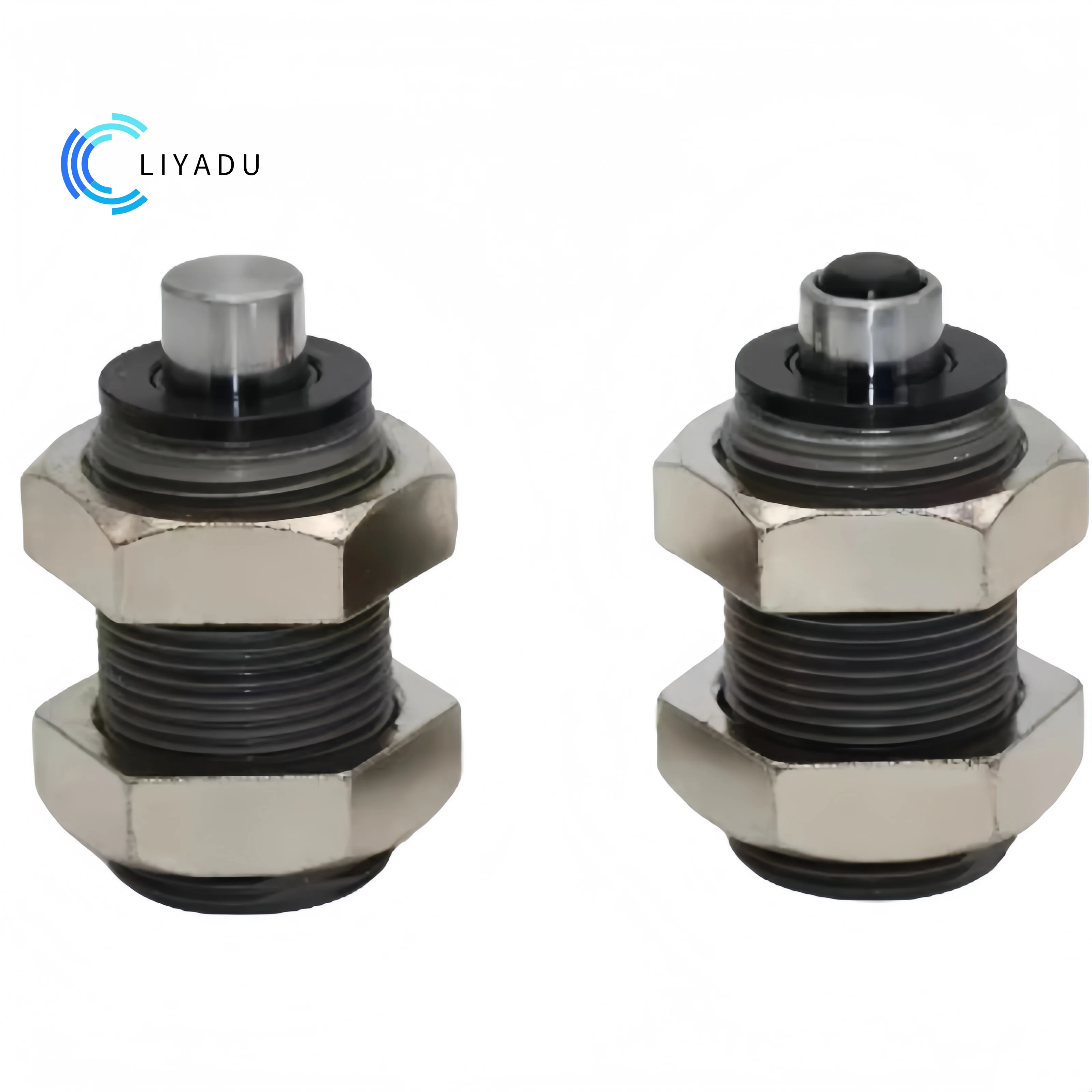 Peredam Kejut Hidrolik Pendek RBQC RBQ1604 2007 2508 3009 3213 Penyangga Silinder Pneumatik untuk Otomasi Industri Mesin