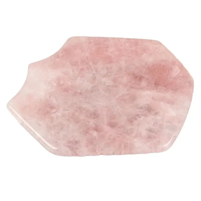 

Rose Quartz Gua Sha Tool New Shape Sawtooth Massager Neck Massage Guasha Beauty Product Skin Care health Tool