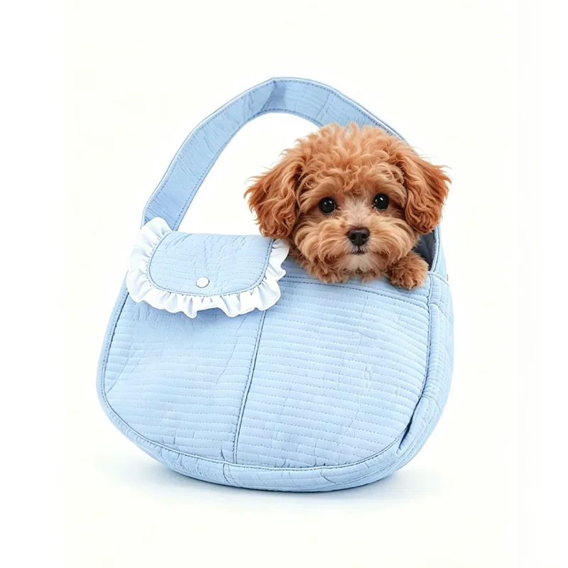 

Pet Outdoor Carrier, Cat Sling Bag, Portable Single‑Shoulder Pet Backpack, Soft, Comfortable & Breathable, for Small Dogs