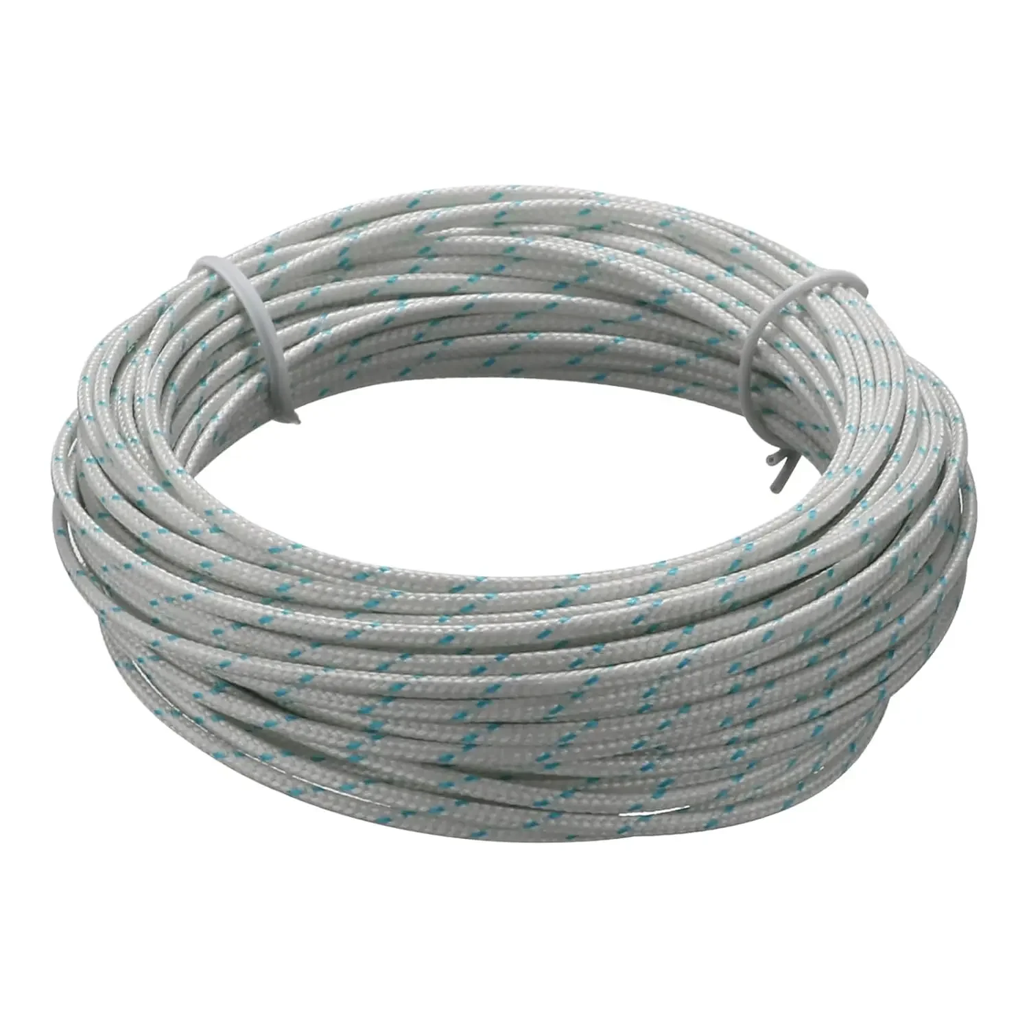 10/50m AWG24 K-Type 2x0.3 Thermocouple Wire Braided Fiberglass Insulation Up to 480°C for Thermocouple Probe Temperature Sensor