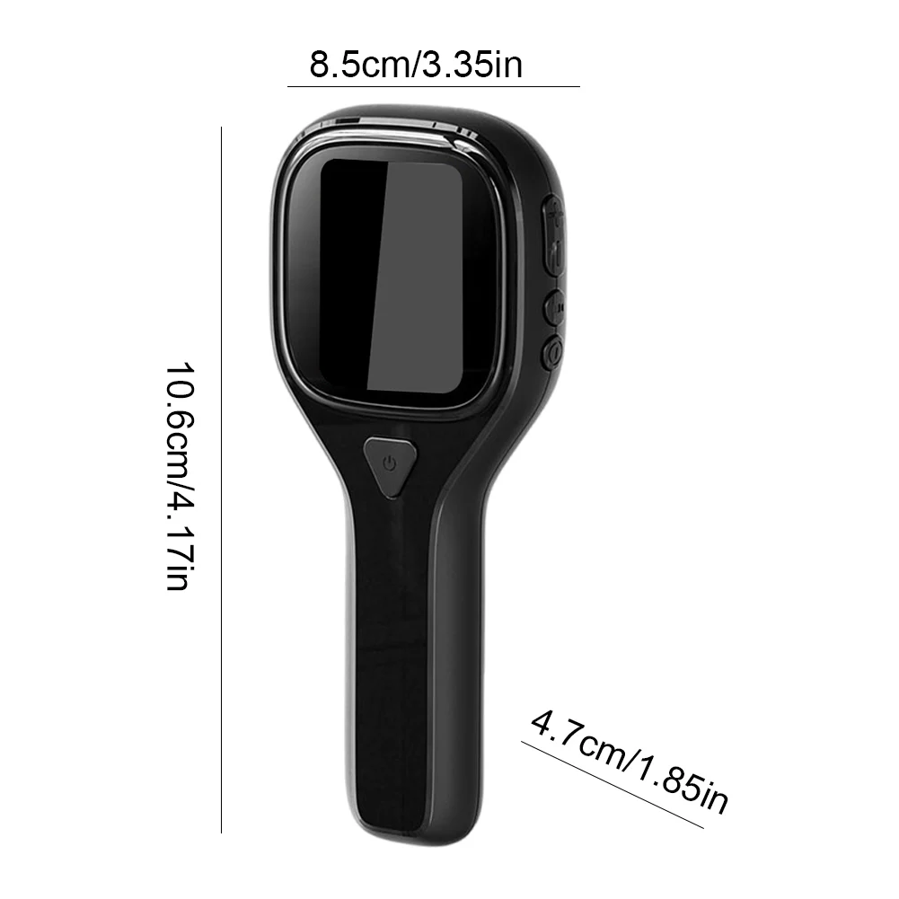 Microscópio 500X para crianças, tela IPS de 2 polegadas, lupa digital portátil, microscópio com 6 luzes LED para adultos e crianças