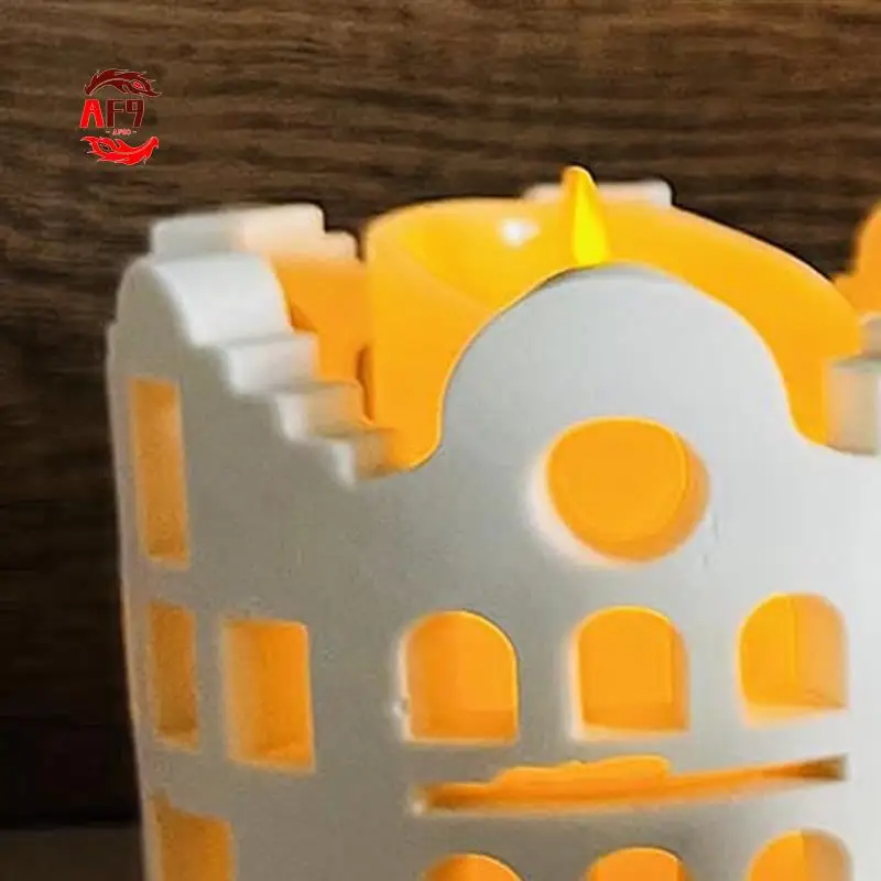 

AF90-новое кольцо, подсвечник для дома, украшения, силиконовая форма, смола, цемент, гипс, форма для заливки, украшения для дома, ремесла, украшения