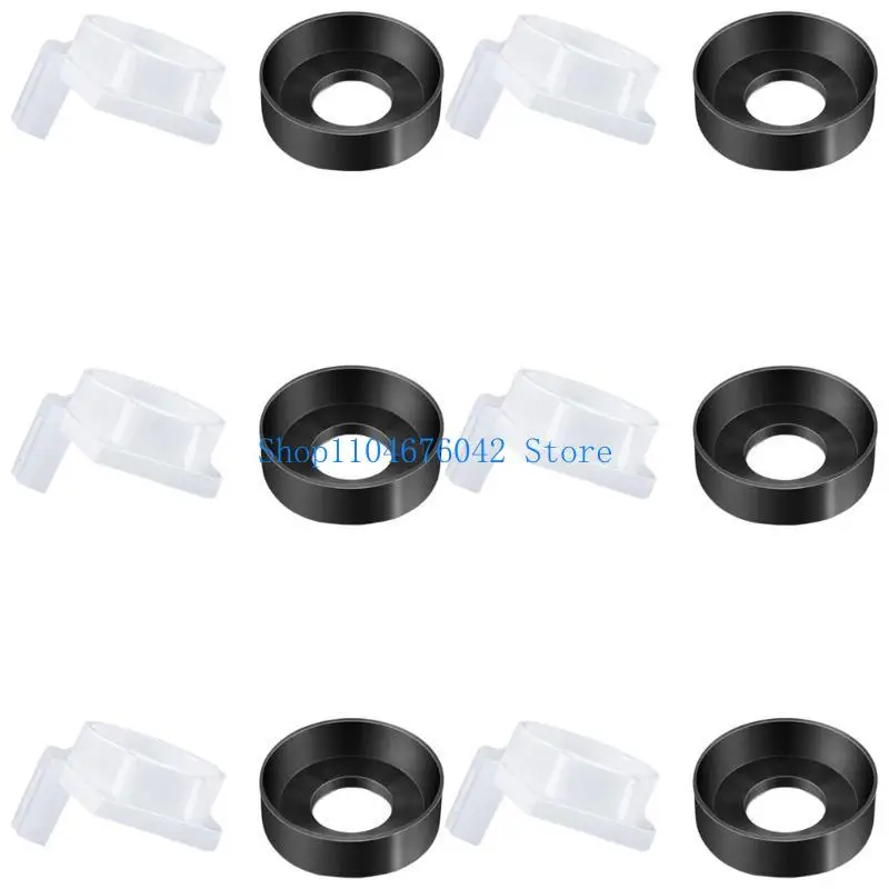 5asd 6 pz Pratico Vasche Da Bagno Beccucci Rubinetto Deviatore Cancello Tazza Guarnizione Set Riparazione Perdite Fix Parti