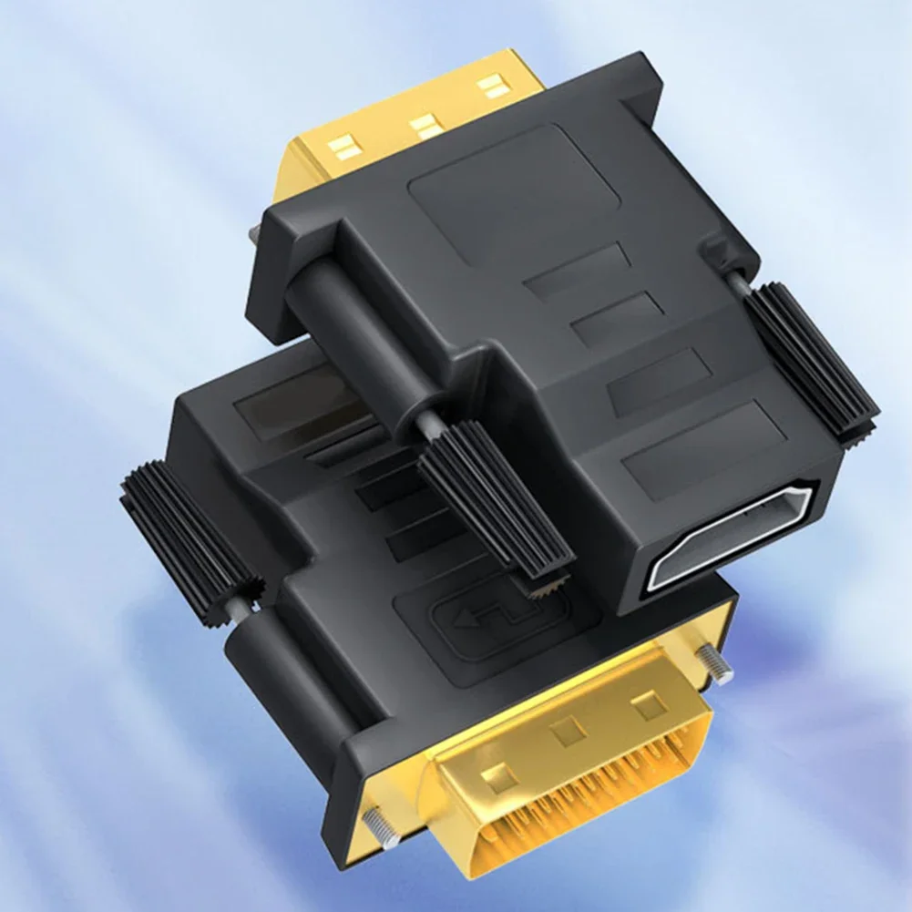 DVI 24 + 1 إلى HDMI-متوافق 1080P مهائي كابلات DVI ذكر إلى أنثى HDMI ثنائي الاتجاه موصل محول للكمبيوتر المحمول صندوق التلفزيون