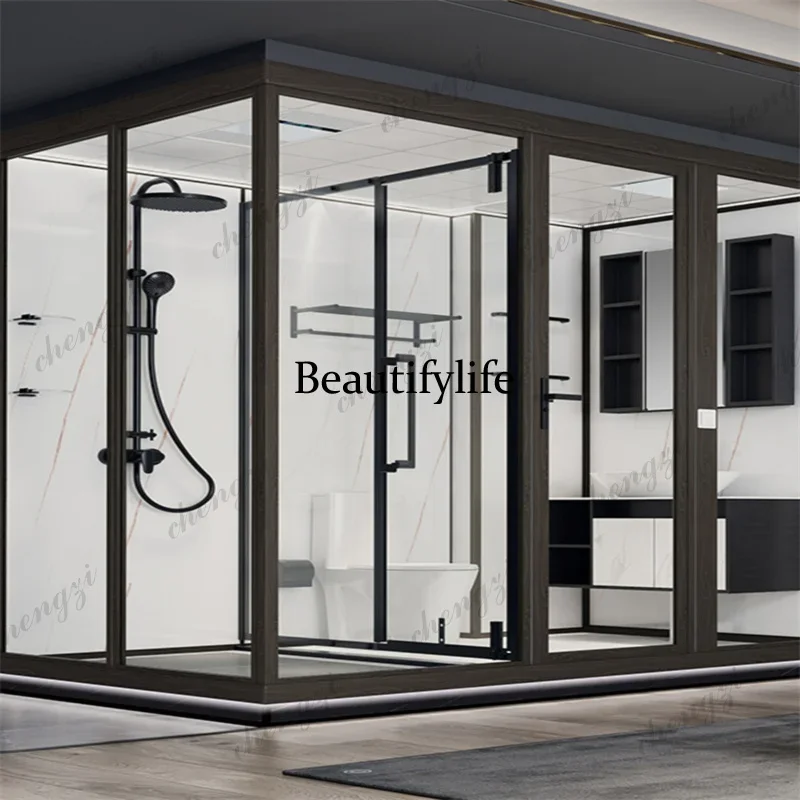 K182Prefab Bathroom Cabinet Set Premium Quality Preassembled Bathroom Unit