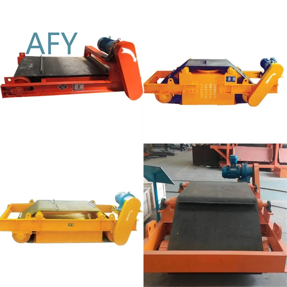 Industrial Belt Magnetic Separator for Gold Mining Equipment Heavy Duty Magnetic Pulley for Mineral Processing and Ore