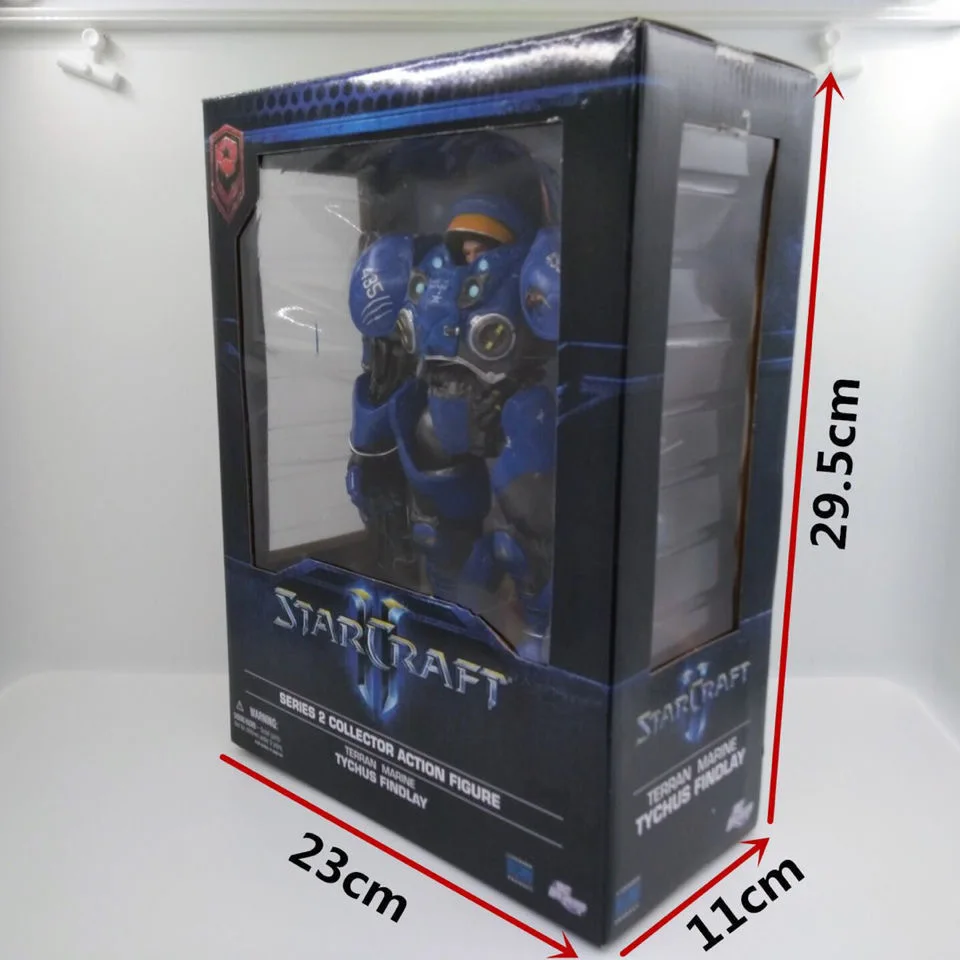 Novo starcraft 2 modelo artesanal terran machine gunman tekis finley boneca de brinquedo com boneca móvel modelo ornamentos presente aniversário