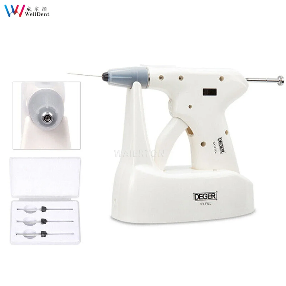 Dental Endo Obturation System Wireless 2 in 1 Filling Gun Percha Gutta Tips OLED LCD Display Endodontic Dentistry Tools