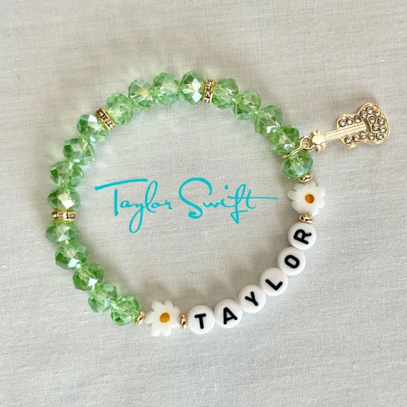 Friendship Bracelet Inspired by Taylor Swift Teardrops on My Guitar Charm Bracelet Eras Swiftie Merch Taylor Swift Gift Ideas