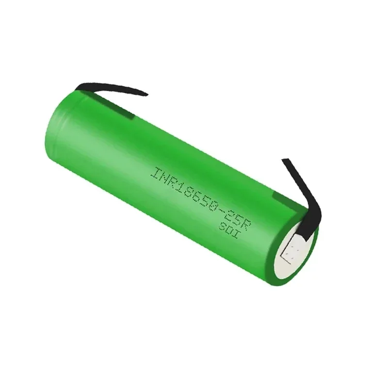 2022 100% New Brand 18650 2500mAh Rechargeable battery 3.6V INR18650 25R M 20A discharge batteries + DIY Nickel